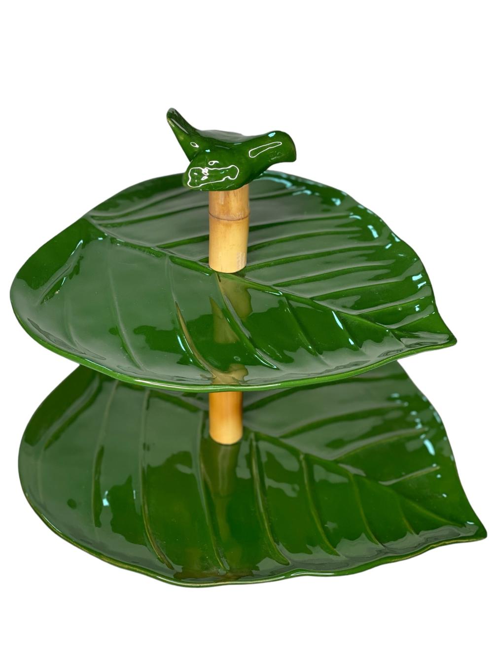 Doceira Pássaro Bambu 39x32x37